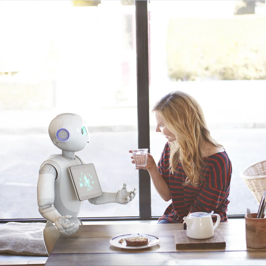 SoftBank Pepper Intelligent Service Robot Smart Humanoid Multi Functions Robotics for Commercial