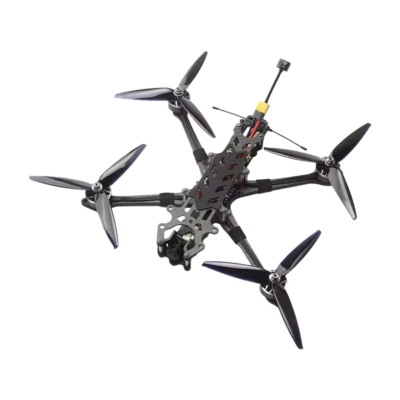 Remote control aircraft aerial photography HD Quadcopter folding through aircraft model