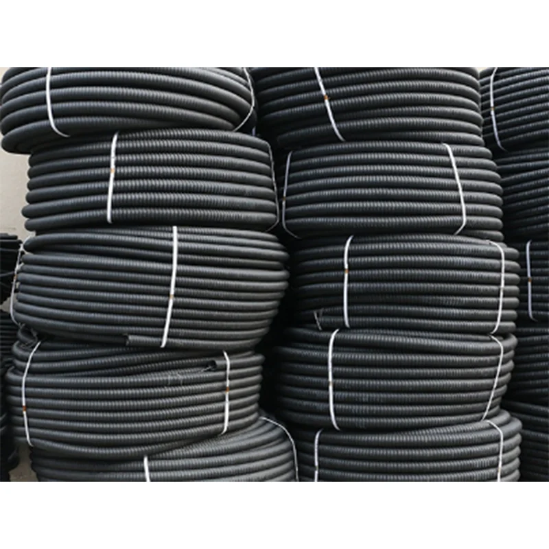 Professional round Carbon Fiber Tube Flexible Corrugated Electrical Conduit Pipes Curved Cutting and OEM Services Available