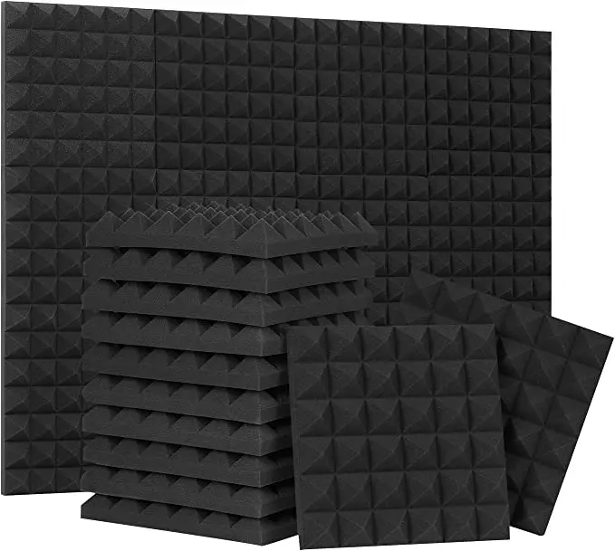 Fire Retardant Sound Absorbing Soundproof Material Studio Pyramid Acoustic Egg Crate Foam Acoustic Studio Foam