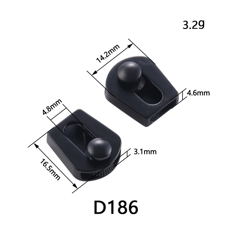 Wholesale Metal Silver Stopper Toggle Rope Clamp Cord Locks Drawstring End Stopper For Pants