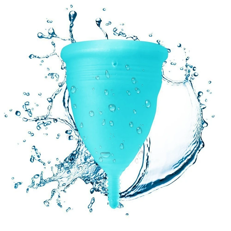 Wholesale Cheap New Reusable Girls Period Cup Medical Silicone Low Cervix Collapsible Folded Soft Silicone Menstrual Cup