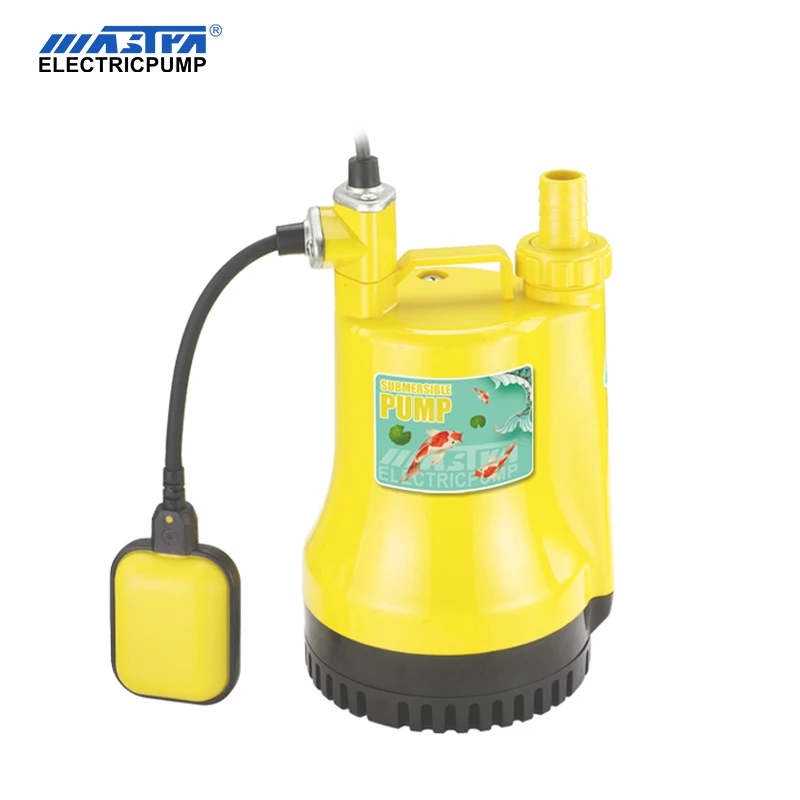 MASTRA 100W plastic impeller garden fish pond water supply drainage pumps price sewage submersible pump