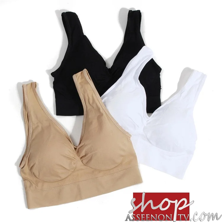 Hot Selling Improved Comfortable Seamless  Sexy Genie Push Up Bra with Pads