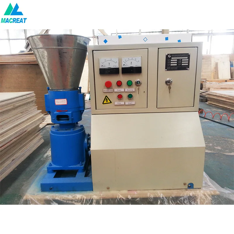 MACREAT granulated wood feed pellet mill machine maker pellet feed animal machine granular for animal feed