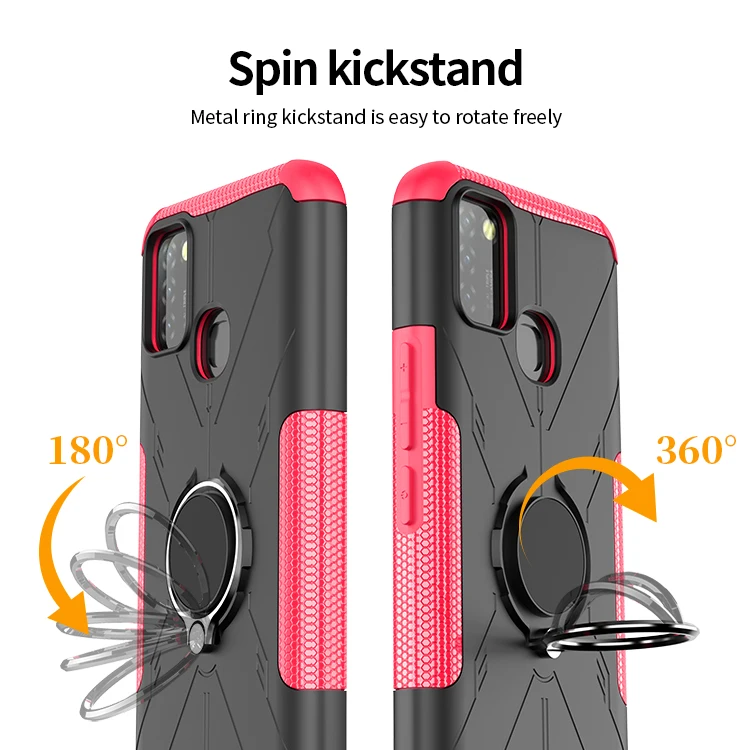 Roiskin Kickstand protector phone case for infinix smarrt 5 anti shock phone case for infinix hot 10 lite phone shockproof