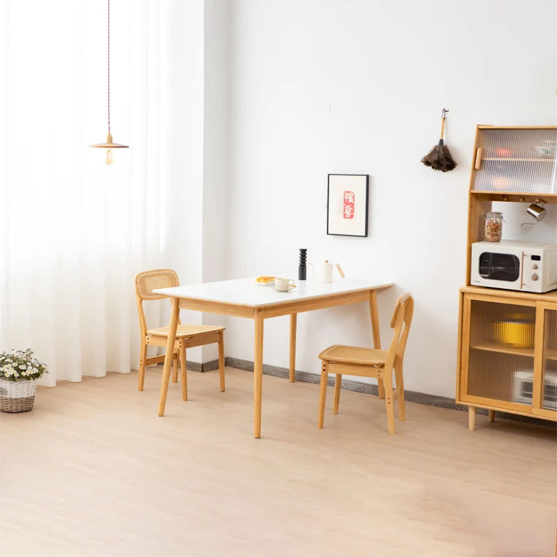 100%bamboo rattan  chair Rattan dining chair modern simple design bamboo study desk
