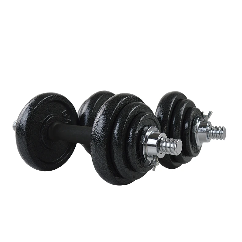 Weight Lifting For Gym Black 20Kg Weight Adjustable Dumbbell Set