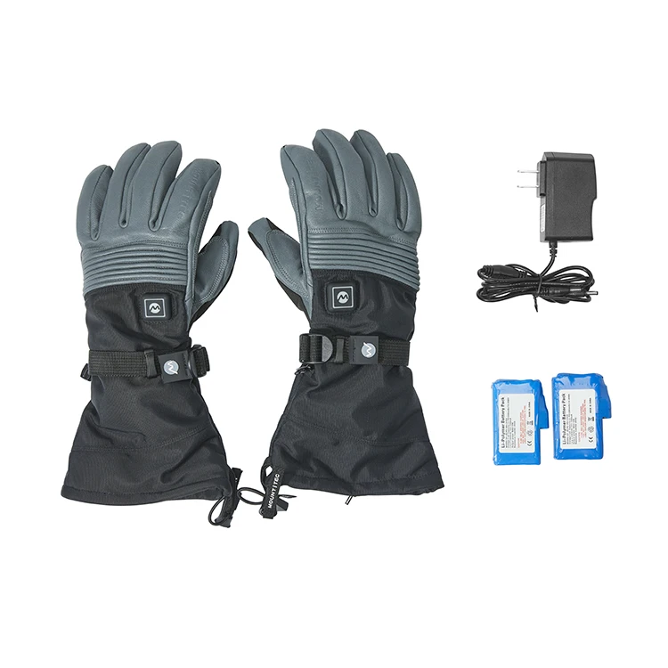 Unisex Smart Electrical Heated Winter Motorcycle Rechargeable Gloves Heating Fishing Ski Gloves Battery Heated Gloves