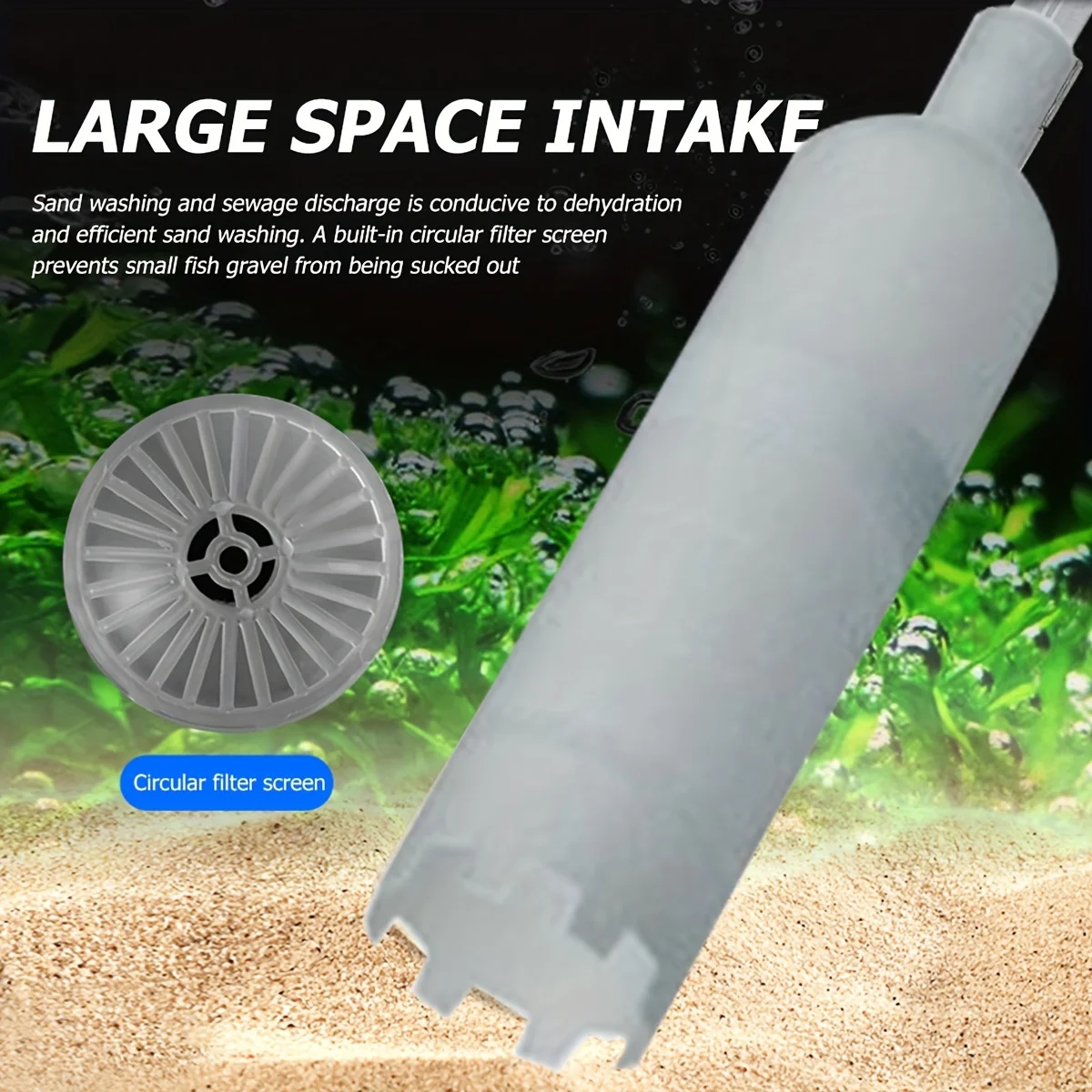 Fish Turtle Tank Water Changer Automatic Suction Siphon Small Pumping Tube Cleaning Feces Aquariums & Accessories