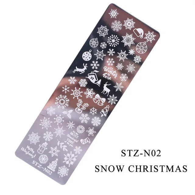 12pcs options mixed nail art pattern designs square nail stamp plate animal flamingo flowers