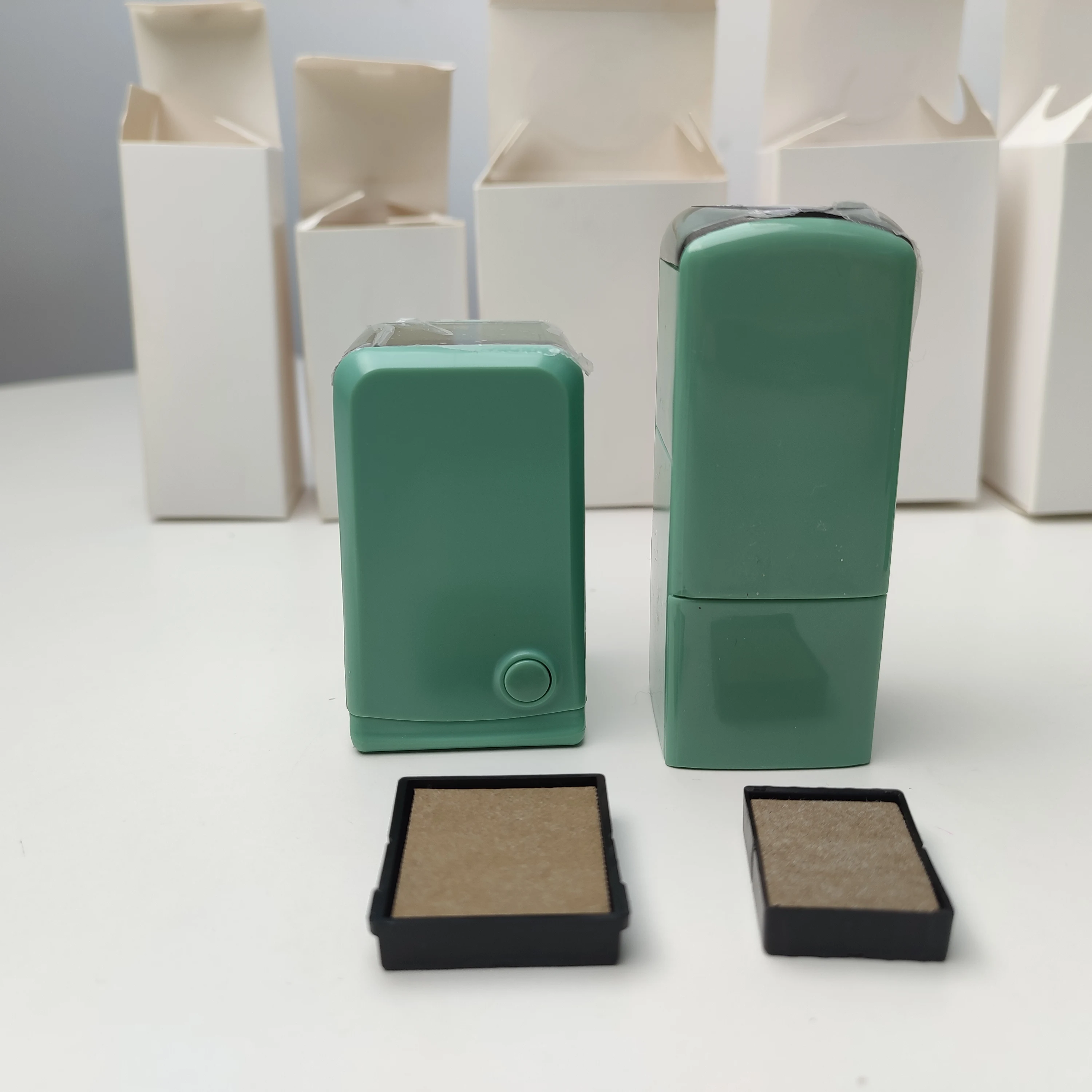 Лучшие пластиковые автоматические штампы для бегунов, круглые деловые самостоятельные штампы с крышкой