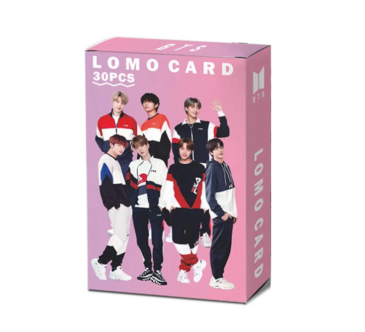 
30pc KPOP Bangtan Boys Map Of The Soul 7 Album Photo Cards Postcard Fans Gift Photocards Jungkook V Suga Lomo Card 