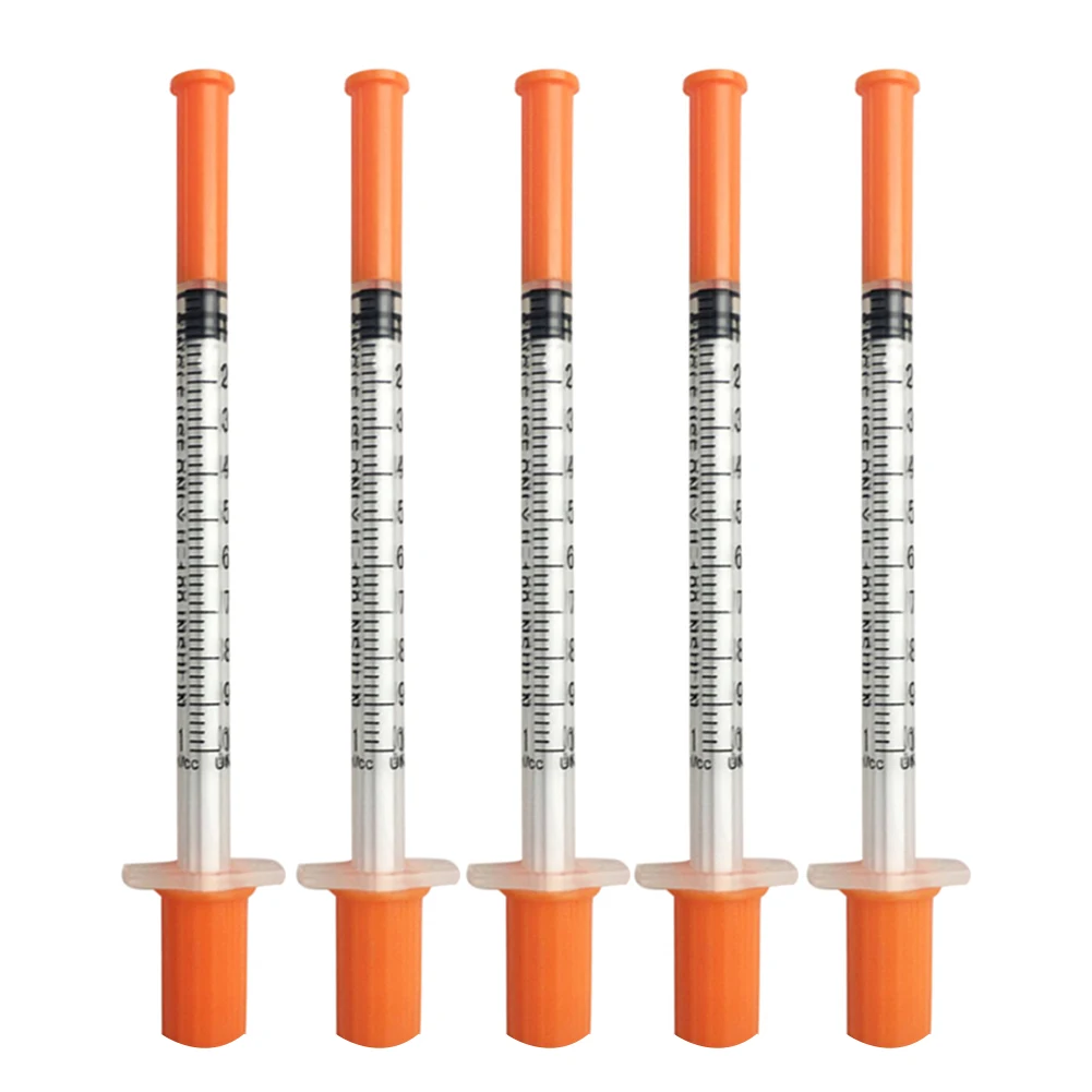 
China Factory Promotion CE ISO OEM 0.3ml 0.5ml 1ml medical insulin syringe plastic with needles 