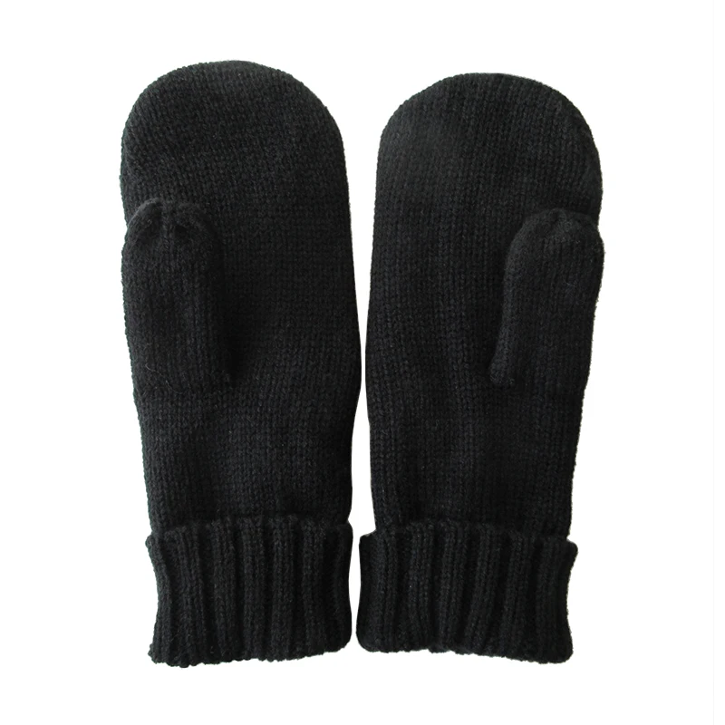Рекламный подарок, индивидуальный логотип, акриловые вязаные рукавицы, перчатки с полярным флисом