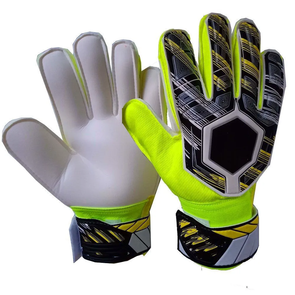 goalkeeper gloves thick latex slippery football training Goalkeeper gloves with fingertips adult children football gloves