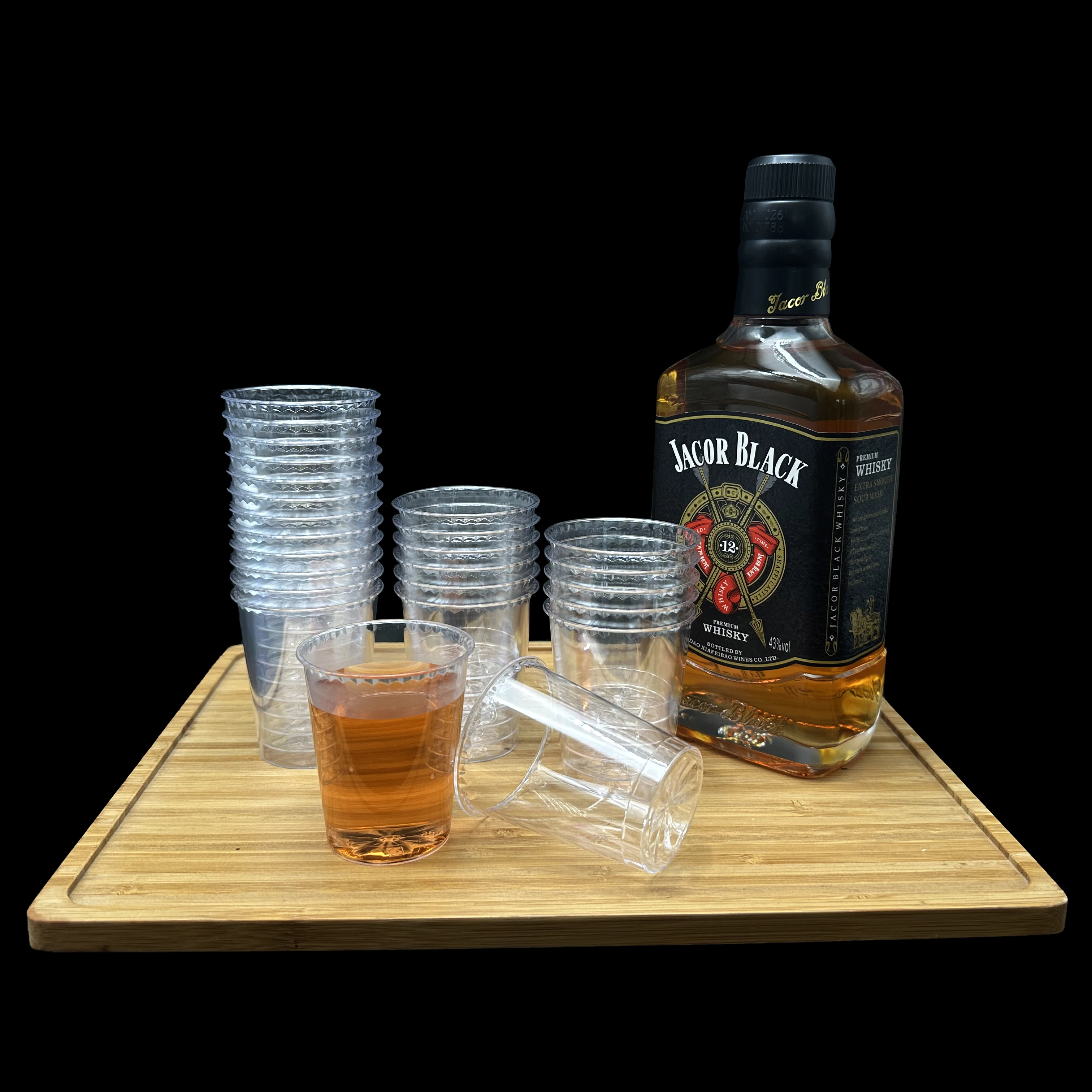 3.3 oz 100 ml disposable aviation cup small tasting cup hard PS plastic transparent water wine milk wine custom drink cup