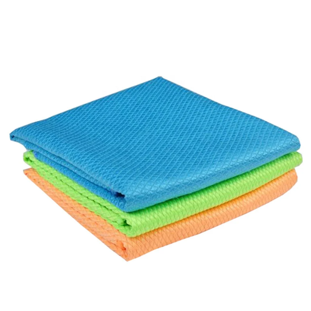 Ultra Soft Quick Dry Car Care Micro Fiber Cloth Towel For Cleaning Fish Scale Microfiber Towel