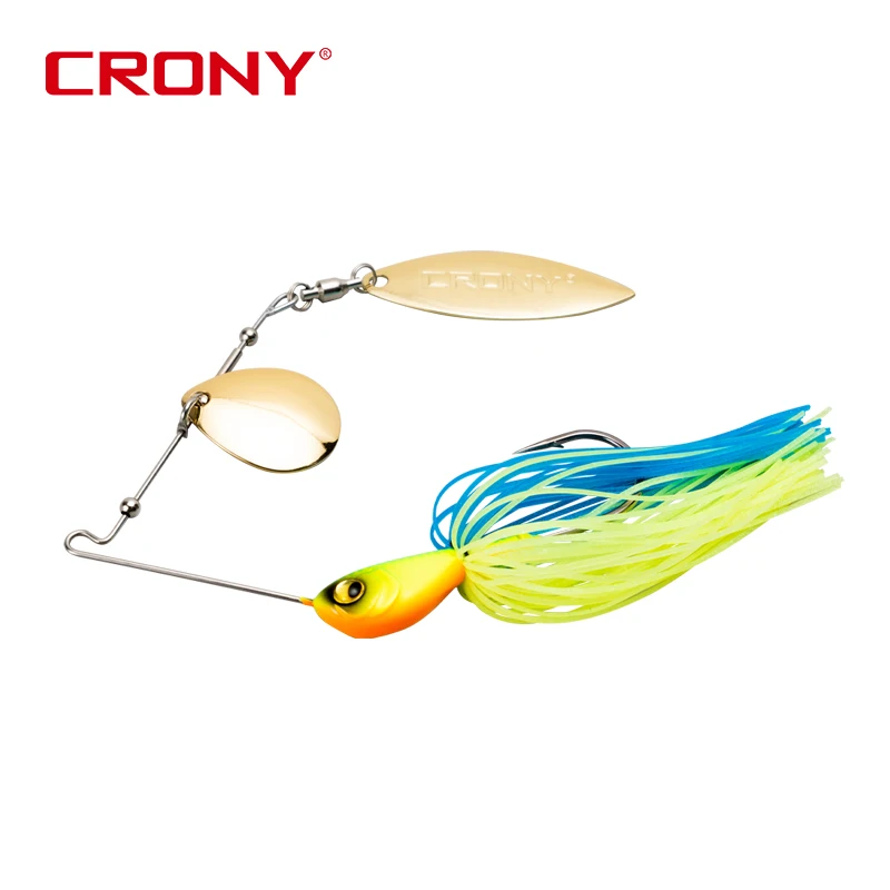 CRONY 10g 7g Metal Spinner Bait Skirts Lures Buzzbait Rubber Skirt Spinnerbait Fishing Lure