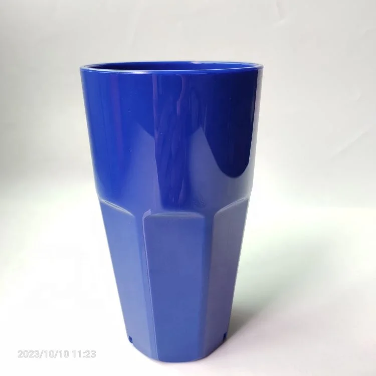 Wholesale 16 oz BPA Free Reusable Octagonal Plastic Beer Cup
