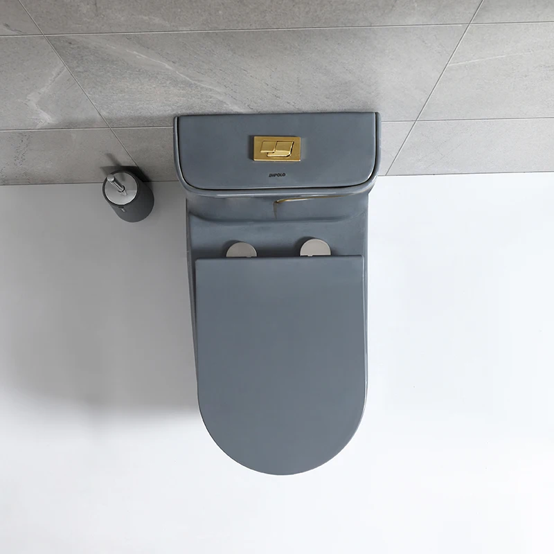 Empolo commercial Sanitary ware hotel ceramic wc toilet color one piece flush toilet bowl commode for bathroom