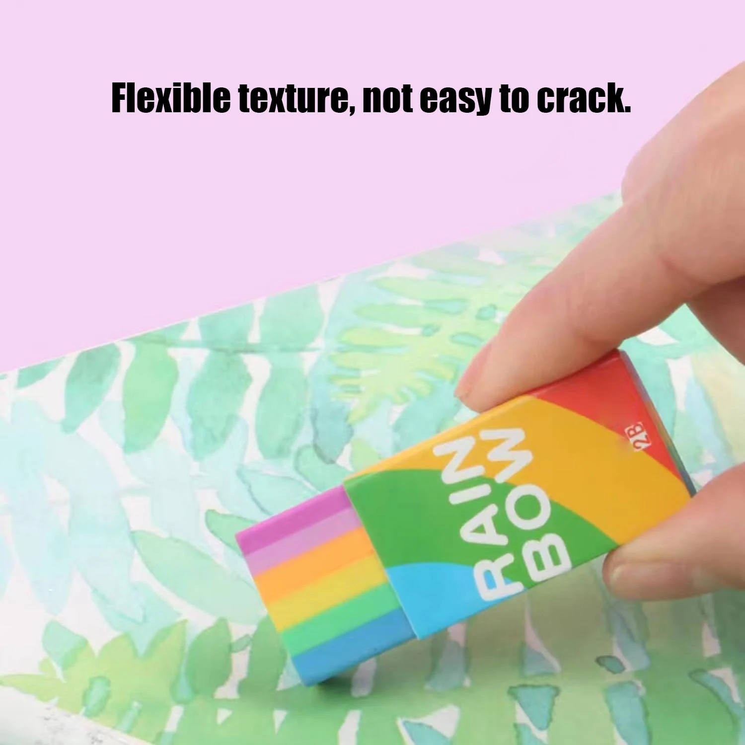 Customized Kids Cute Eraser Jelly Rainbow 3D School Student Erasers Cute Kawaii Fancy Pencil Stationery Erasers