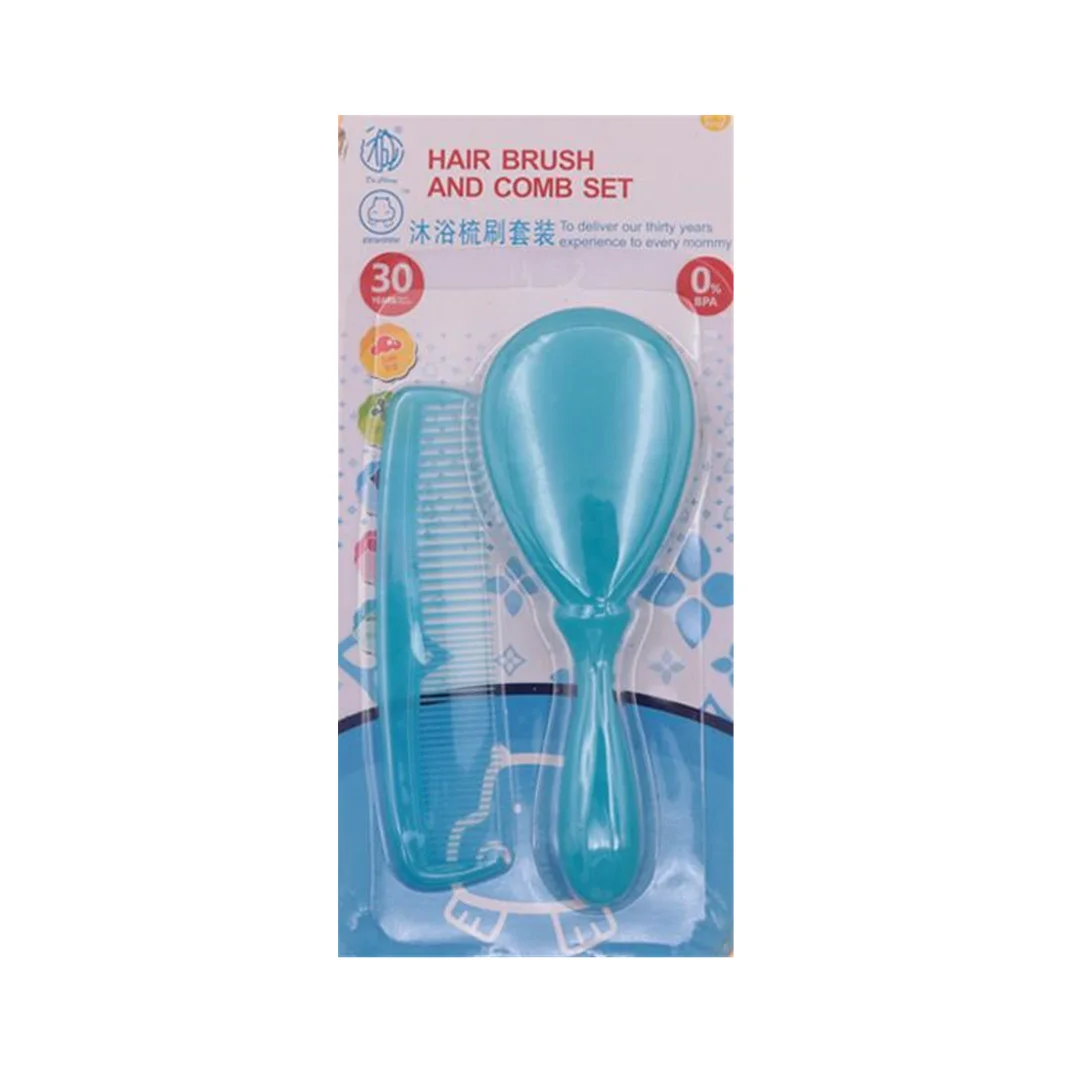 Baby Hair Grooming Kits with Baby Comb and Massage Brush customized logo