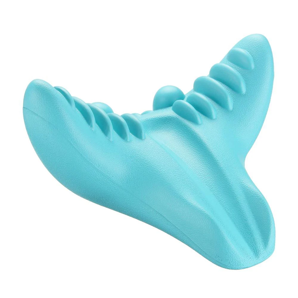 Neck Ease Support Neck Shoulder Pain Relief Relaxer Cervical Massage Pillow Portable Release Muscle Tension Neck Massager