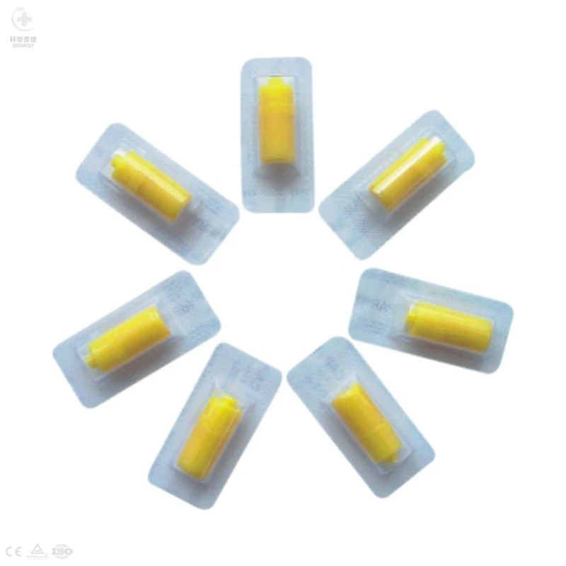 Medical Disposable Heparin Cap Transparent  For I.v. Catheters Cannulas Ce And Iso Approved