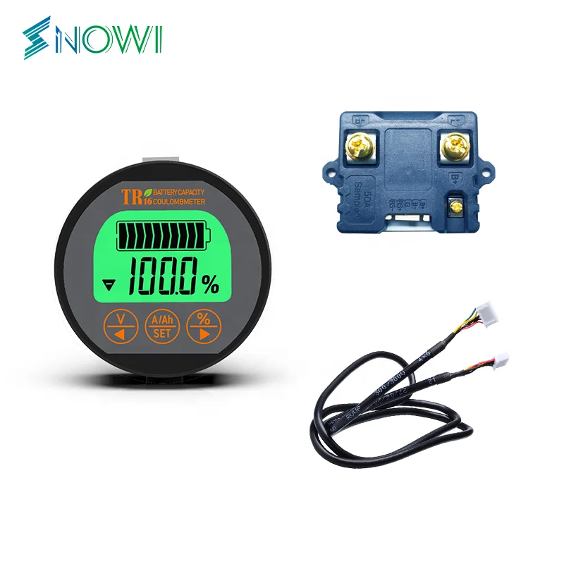Baiway TR16H OEM Waterproof LiFePo/lead acid battery tester battery level indicator battery capacity indicator monitor