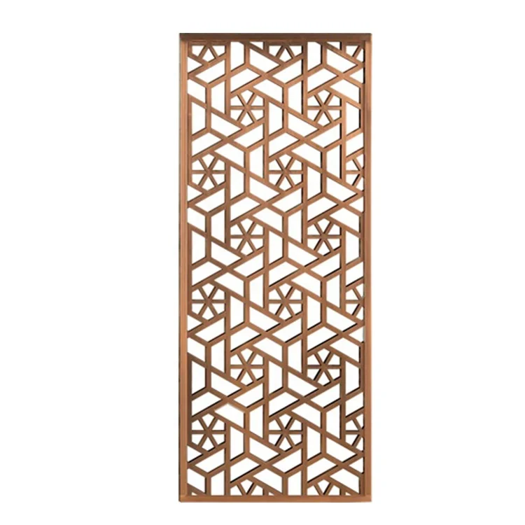 High quality stainless steel Chinese style office partition screen  Carved Metal Privacy Screens partition screen india
