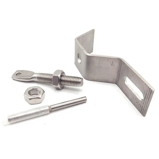 SS316 SS304 Stainless Steel Bracket Used For Curtain Wall Support Build Houses