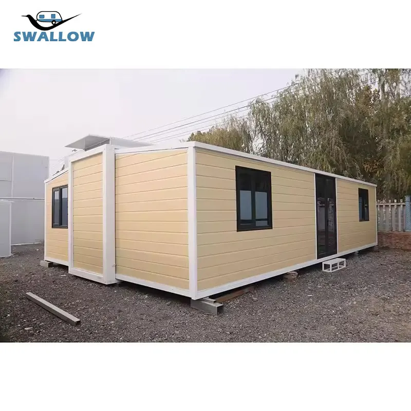 China Cheap Prefab 20FT 40FT Foldable Modular Luxury Living Flat Pack Prefabricated Folding Container House for Sale