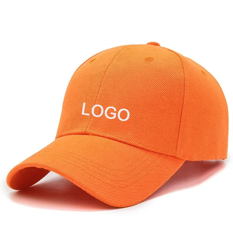 USA High Quality Printing logo baseball caps and hats unisex 100% polyester/cotton piping running hat custom outdoor sports caps