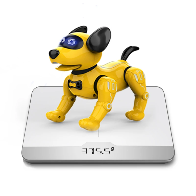 JJRC R19 Tiktok Hot Selling Intelligent Sensing Interactive Puppy RC Robot Voice Command Robotic Handstand Dancing Dog Robot