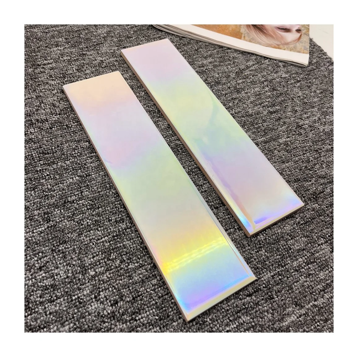 KST Factory wholesale price electric painting brick metal glazed wall tiles