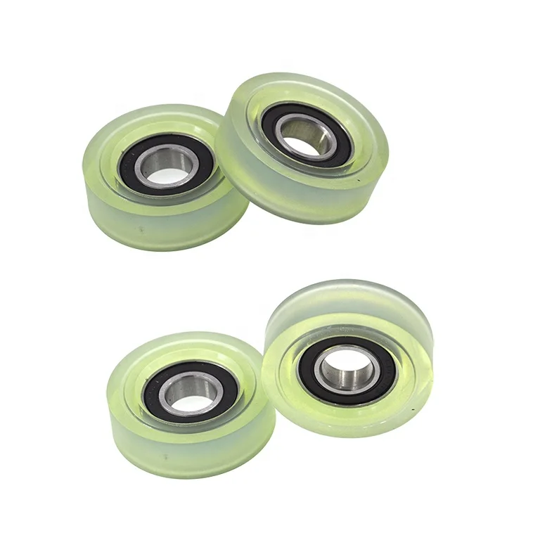 Polyurethane Forming Bearing Rollers PU600250-15 PU Flexible Rubber Pulley Wheels PU600240-12 15*40*12 mm Pulley Bearing Roller