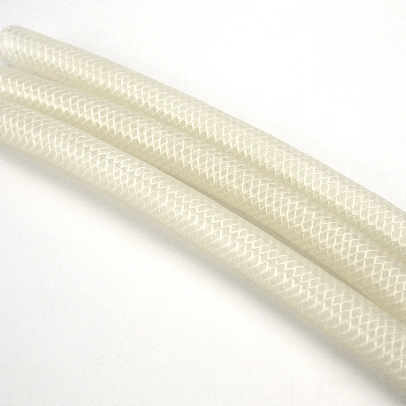 Wear Resistance Silicone Hose Soft Flexible Braid Reinforced Silicone Tubing Silicone Rubber Hose Tube For Drainage Pipes