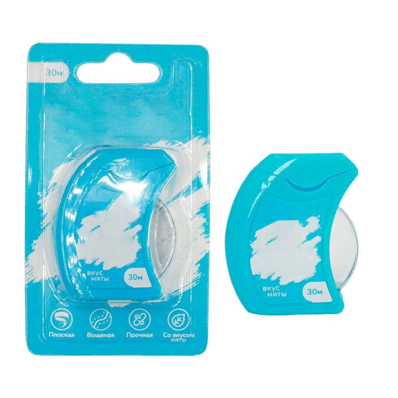 Free Sample 30 Picks Teeth Floss High quality Macromolecule Polyethylene Fiber Stock OEM Private Label Bag Dental Floss Pick