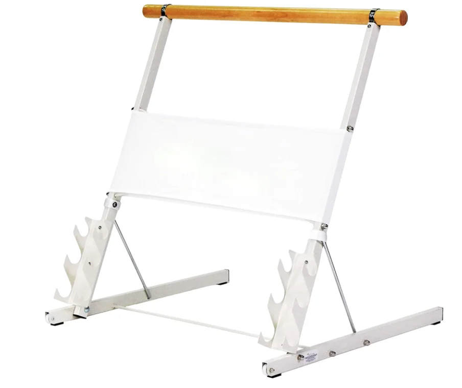 
Home Fitness Exercise Barre, Folds Flat, Portable, Storable, Strong Angular Design for Pushing, Pulling, Balance & Ballet 