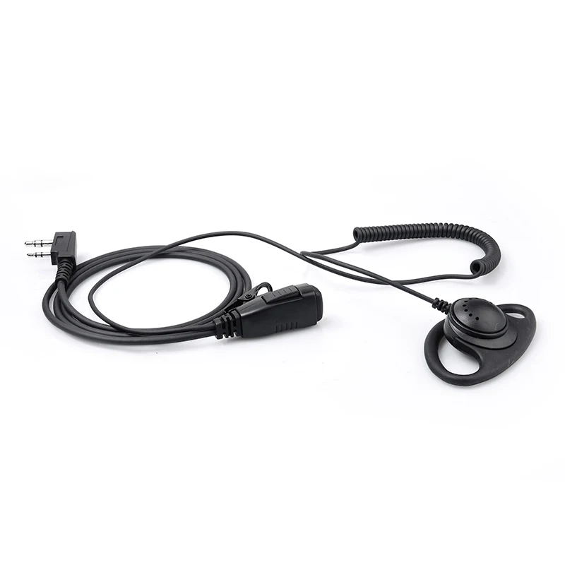 D Shape D ring D hook Earpiece Earphone Headset Two Way Radio for GP328 GP320 GP340