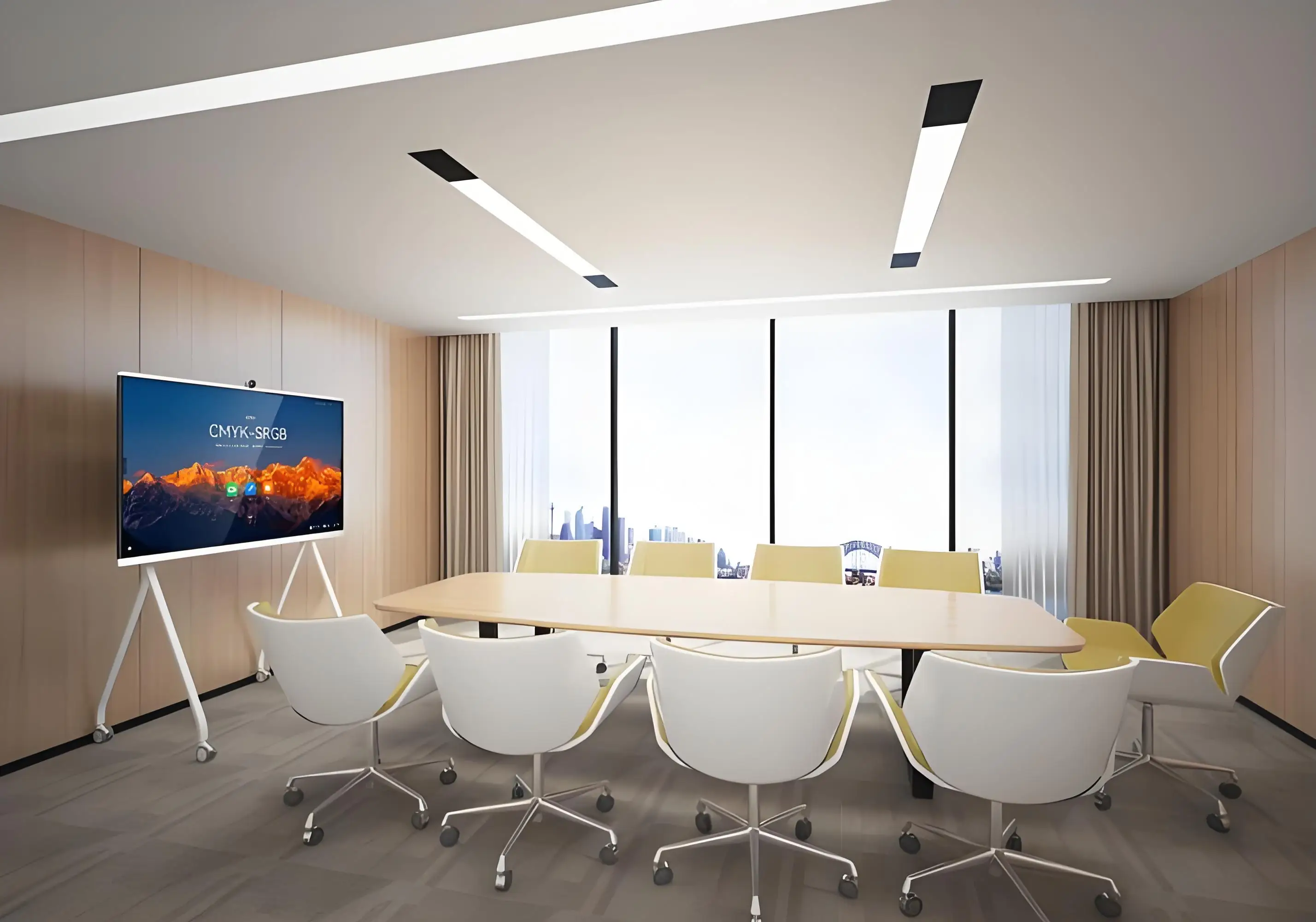 HD Smart Board with 4K Display 55 65 75 85 86 Inches Interactive Whiteboard for Meeting Teaching LED Panel 32 98 Inches