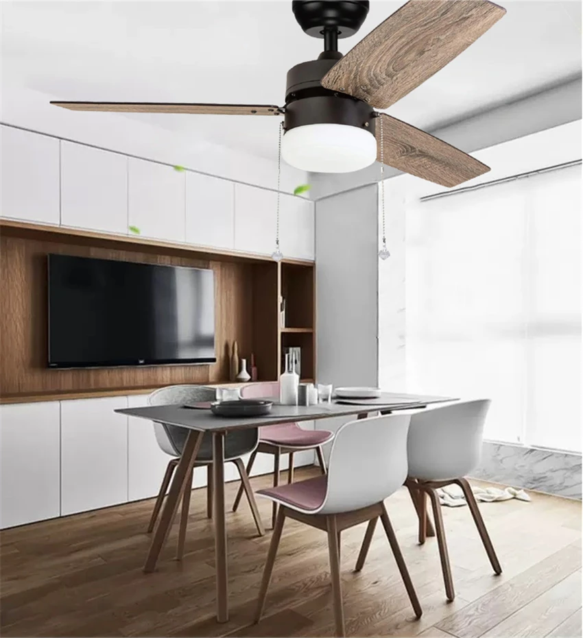 
42 Retro Ceiling Fan And Light 