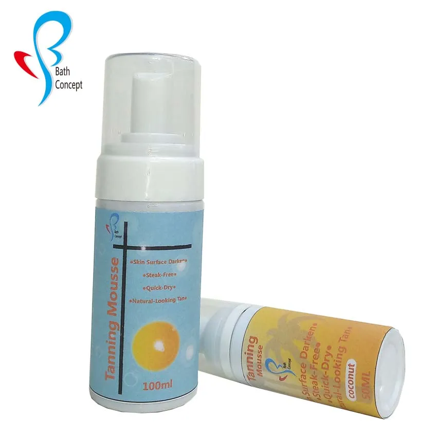 Оптовая продажа домашняя Фирменная торговая марка Bath Concept органический лосьон/Мусс для самозагара