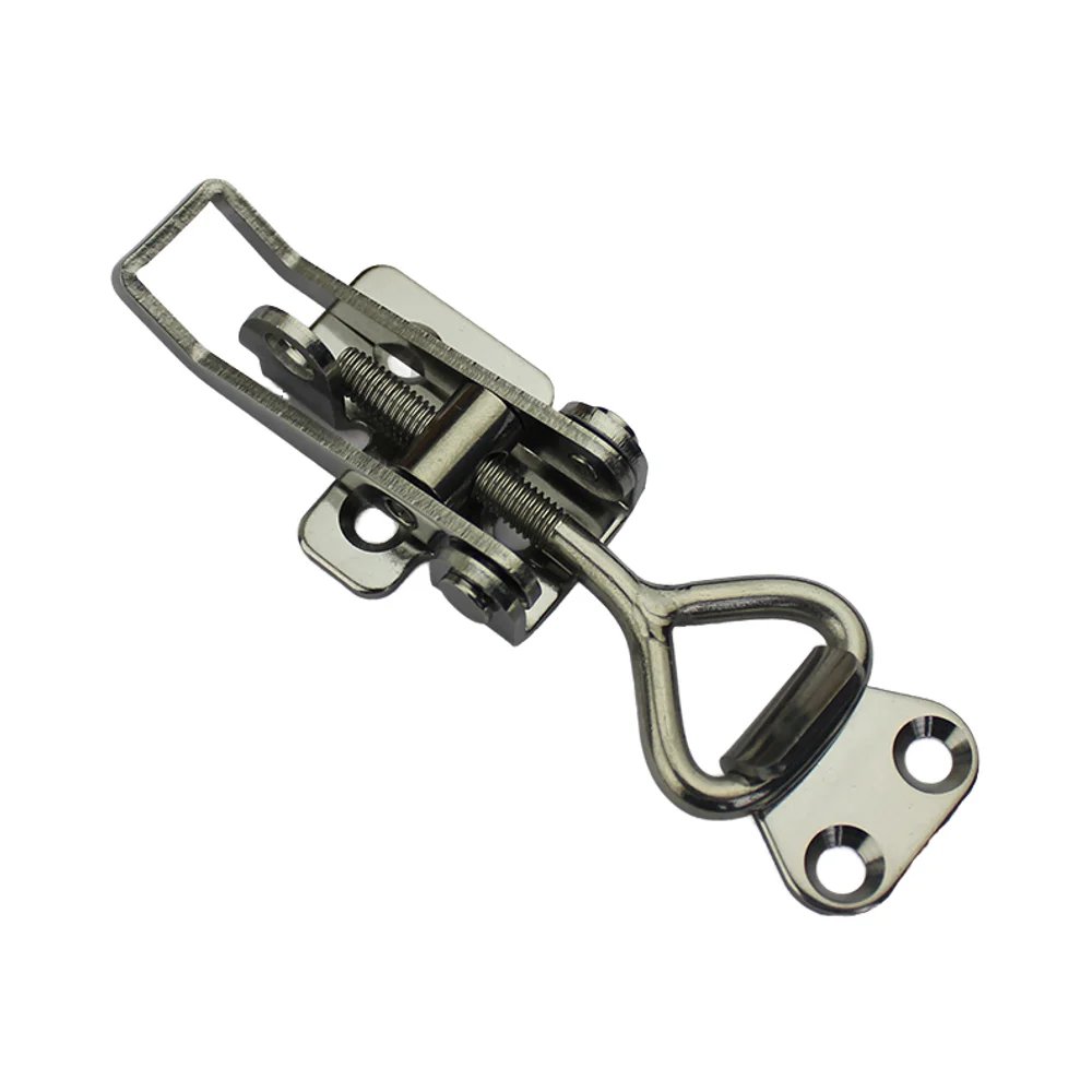 Threaded Adjustable-Grip Draw Latch Stainless Steel Adjustable Force-Tight latch for Special vehicle