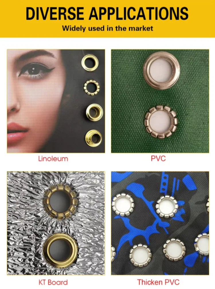 Semi auto Hand press eyelet machine PVC Flex banner curtain eyelet punching machine