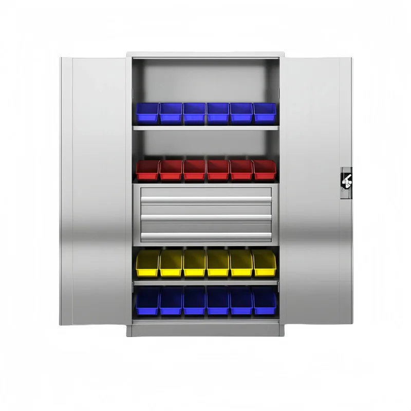 Crafty Workshop Tool Cabinet Hot Metal Storage Heavy Duty Workbench Drawer Steel Tool Cabinet Blue 304 Stainless Steel 10 Sets