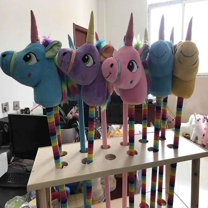2020 New hobby unicorn stick on the showing platform