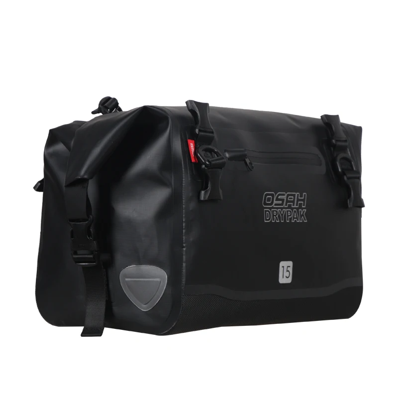 Hot Sale cheap 15L PVC Waterproof Motorcycle tail duffel bag for helmet