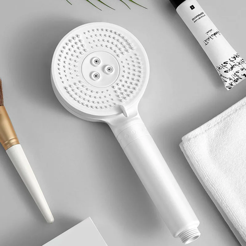 Modern High Pressure Filtered Showerhead Massage Abs Beauty Bathroom Shower Head With PP Cotton Filter